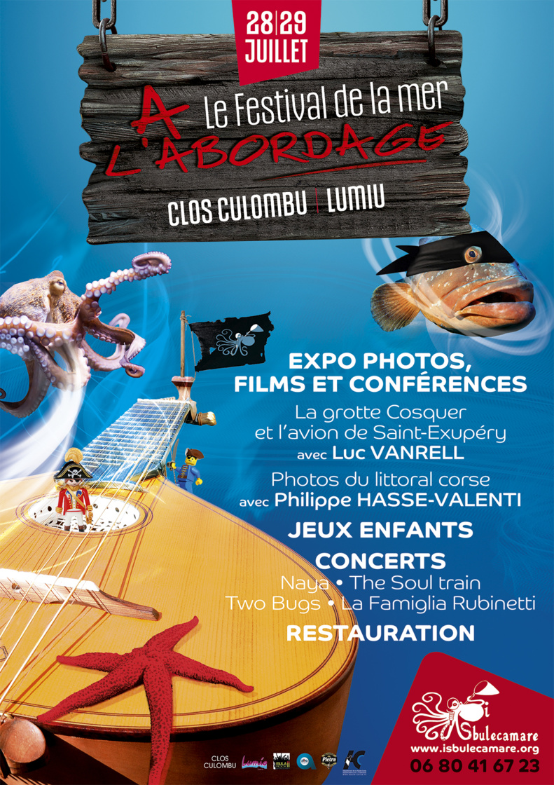 Festival de la mer "A l'abordage !" les 28 et 29 juillet au Clos Culombu Festival de la mer "A l'abordage !" les 28 et 29 juillet au Clos Culombu