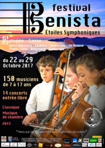 Festival Benista Etoiles symphoniques : concert le 25 octobre - église Santa Maria Festival Benista Etoiles symphoniques : concert le 25 octobre - église Santa Maria