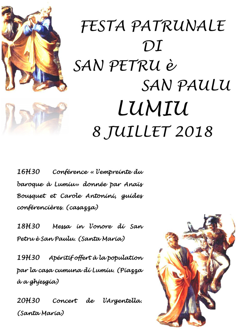 Festa di San Petru e San Paulu - 8 juillet 2018