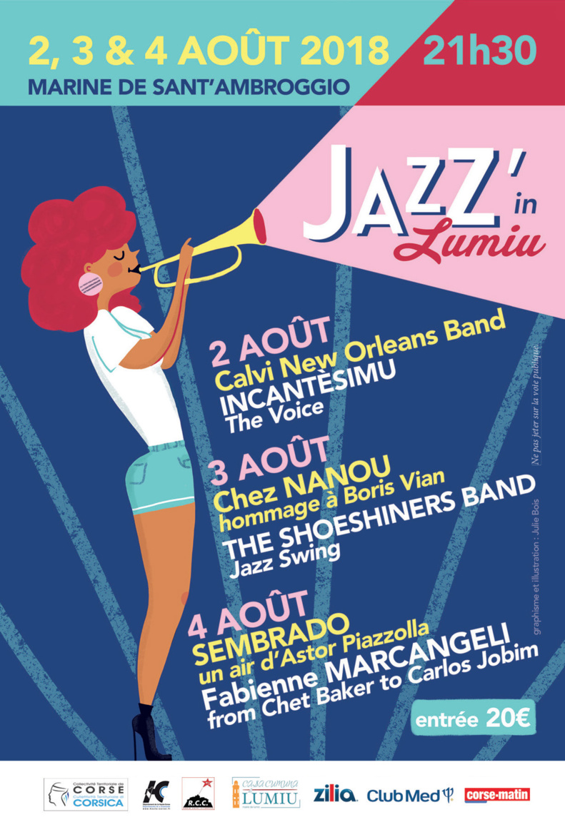 Jazz'In Lumiu les 2, 3 et 4 août 2018