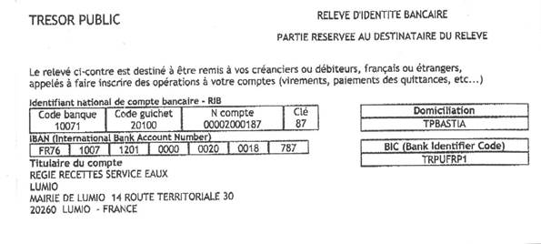 FACTURES D'EAU DU 2EME SEMESTRE 2018 FACTURES D'EAU DU 2EME SEMESTRE 2018