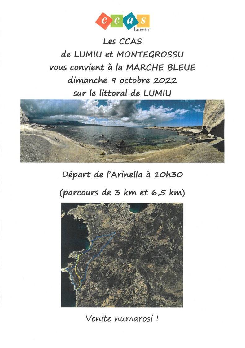 CCAS : Marche bleue le dimanche 9 octobre CCAS : Marche bleue le dimanche 9 octobre