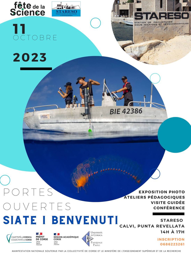 Stareso : journée portes ouvertes le 11 octobre 2023 Stareso : journée portes ouvertes le 11 octobre 2023