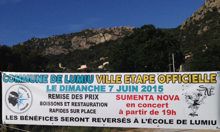 7 JUIN 2015 : CORSICA RAID AVENTURE et SOIREE ANIMEE PAR SUMENTA NOVA 7 JUIN 2015 : CORSICA RAID AVENTURE et SOIREE ANIMEE PAR SUMENTA NOVA
