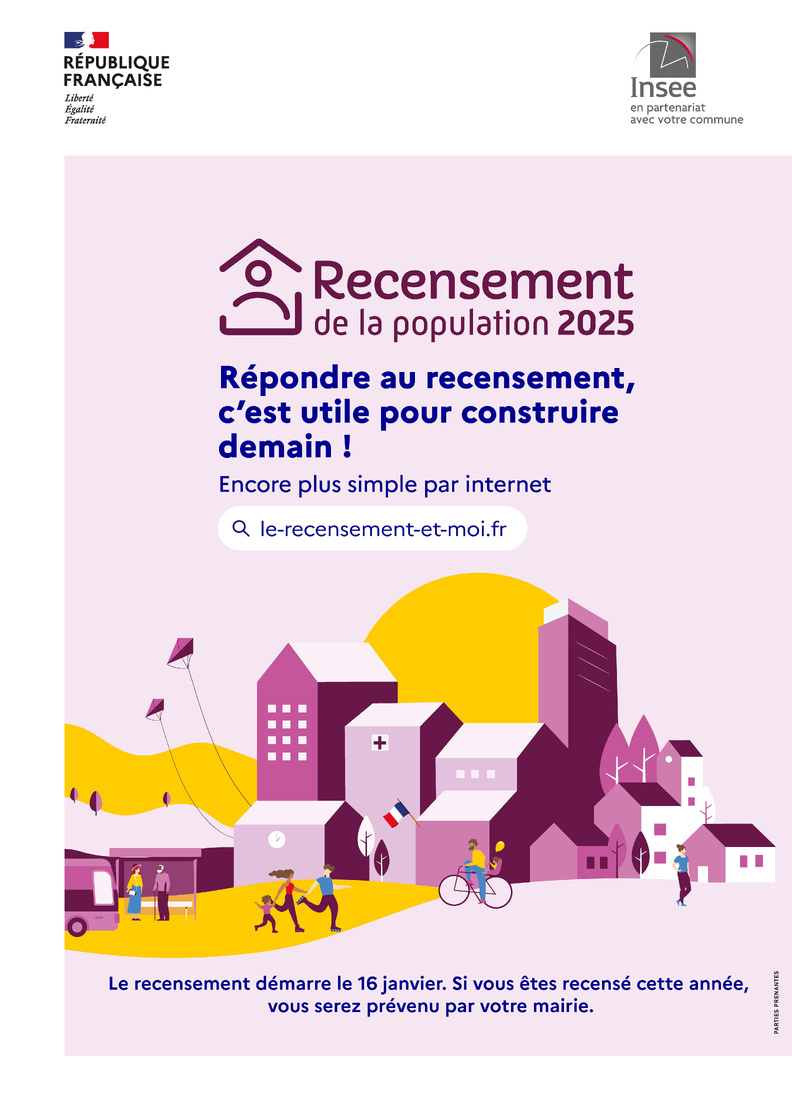 La commune de Lumiu réalise le recensement de sa population à compter du 16 Janvier 2025. La commune de Lumiu réalise le recensement de sa population à compter du 16 Janvier 2025.