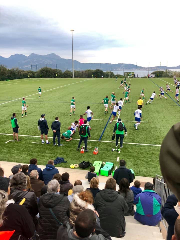 Rugby U20 : La France s’est inclinée devant les Irlandais à Lumio