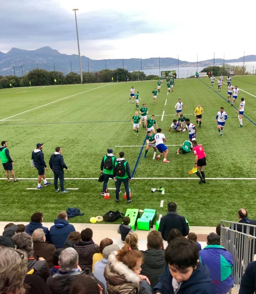 Rugby U20 : La France s’est inclinée devant les Irlandais à Lumio