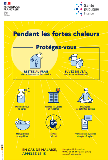Prévention des risques liés à la canicule