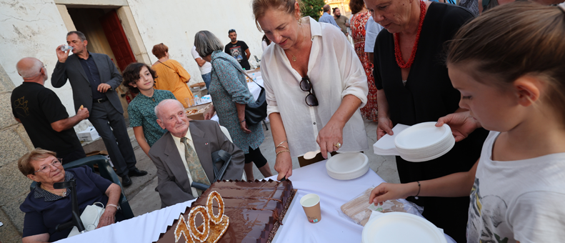 Centenaire du Colonel Pierre Neuville sur la place du village, le 3 septembre 2022