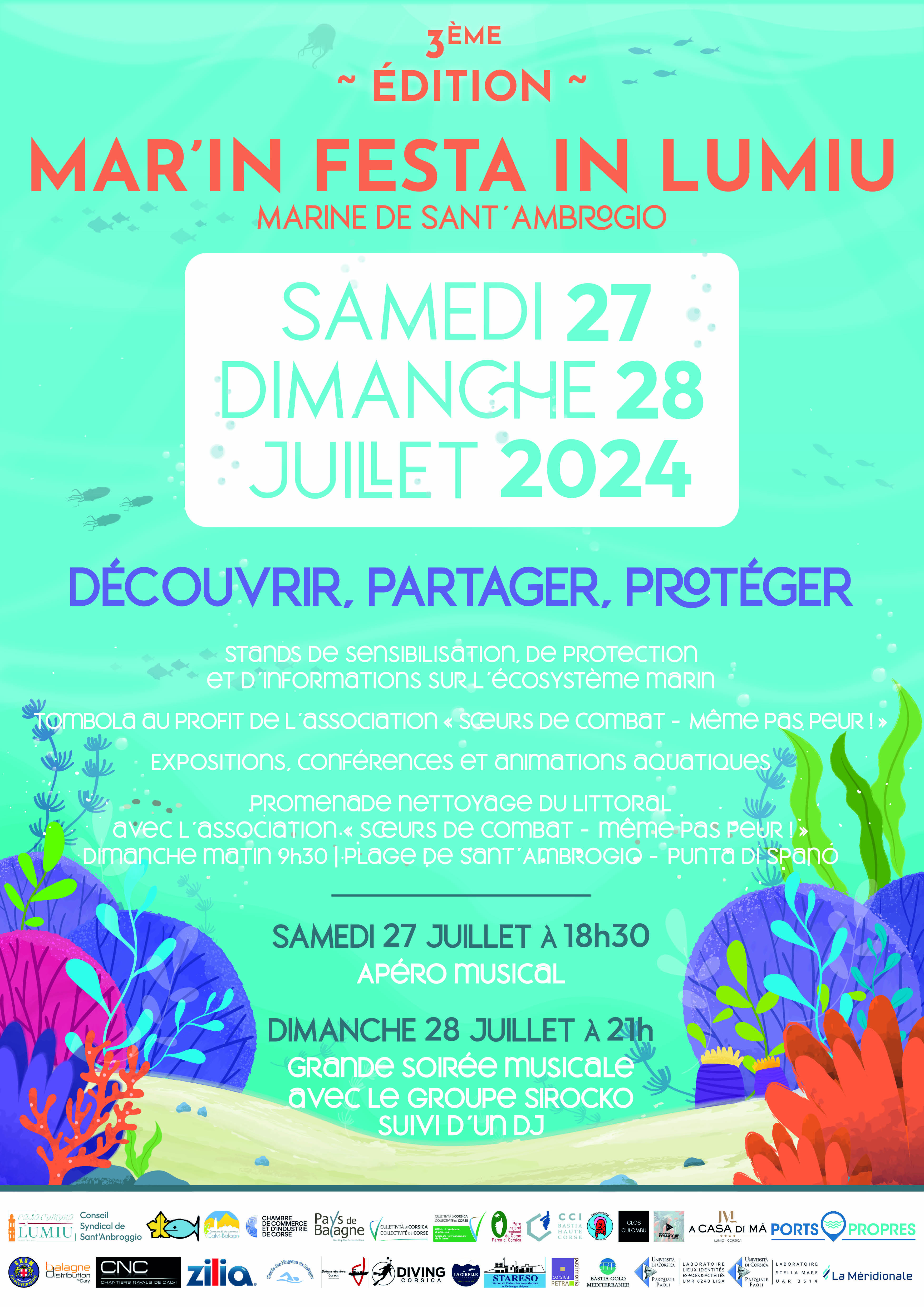 Mar'in festa in Lumiu les 27 et 28 juillet 2024