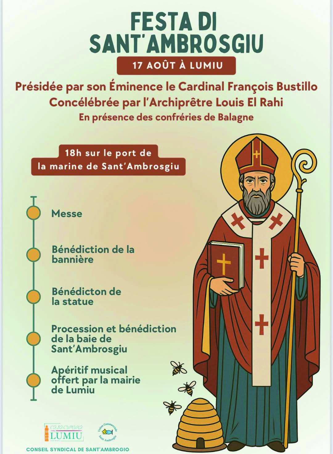 Festa di Sant'Ambrosgiu le 17 août 2025